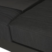 Giovanna - 3 Seater Sofa With Aluminum Frame And Water Repellence Cushions - Black - R&R Furniture Gallery (Fountain Valley, CA)