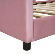 Upholstered Daybed With Rabbit Ear Shaped Headboard - R&R Furniture Gallery (Fountain Valley, CA)