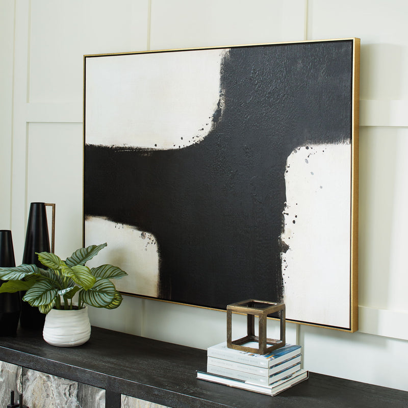 Reighlea - Wall Art - Black / White - R&R Furniture Gallery (Fountain Valley, CA)