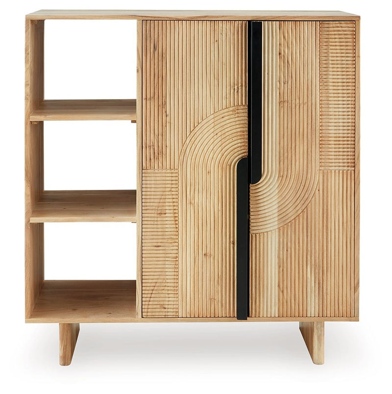 Kierwell - Accent Cabinet - Natural - R&R Furniture Gallery (Fountain Valley, CA)