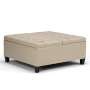 Harrison - Upholstered Coffee Table Storage Ottoman - R&R Furniture Gallery (Fountain Valley, CA)