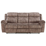 Zubaida - Sofa w/USB Dock & Console(Motion) - R&R Furniture Gallery (Fountain Valley, CA)