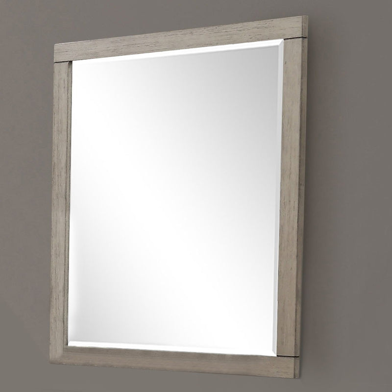 Design Style Mirror - Light Gray - R&R Furniture Gallery (Fountain Valley, CA)