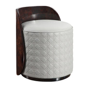 Jamonica - Vanity Stool - Gray & Dark Brown - R&R Furniture Gallery (Fountain Valley, CA)