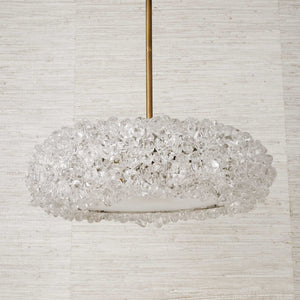 Spangled - 6 Light Pendant - Brass