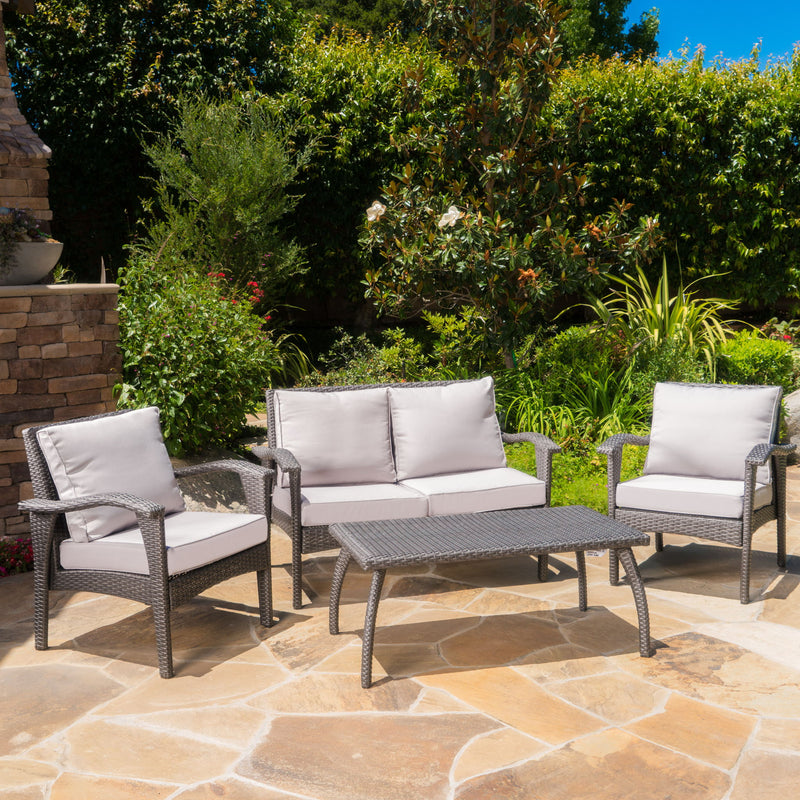 Honolulu - Wicker Set Outdoor Seating - R&R Furniture Gallery (Fountain Valley, CA)