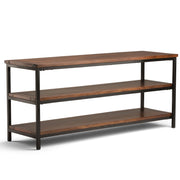 Skyler - TV Media Stand - Dark Cognac Brown - R&R Furniture Gallery (Fountain Valley, CA)
