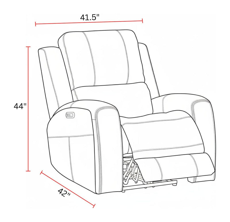 Belmont - Zero Gravity Power Recliner P3 - R&R Furniture Gallery (Fountain Valley, CA)