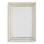 Grooved Texture Mirror - Gold