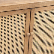 Classic Home Alvin 8-door cabinet in Sandy Cove finish, showcasing a spacious buffet with wood grain and traditional design details.