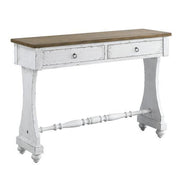 Carminda - Console Table - Antique White - R&R Furniture Gallery (Fountain Valley, CA)