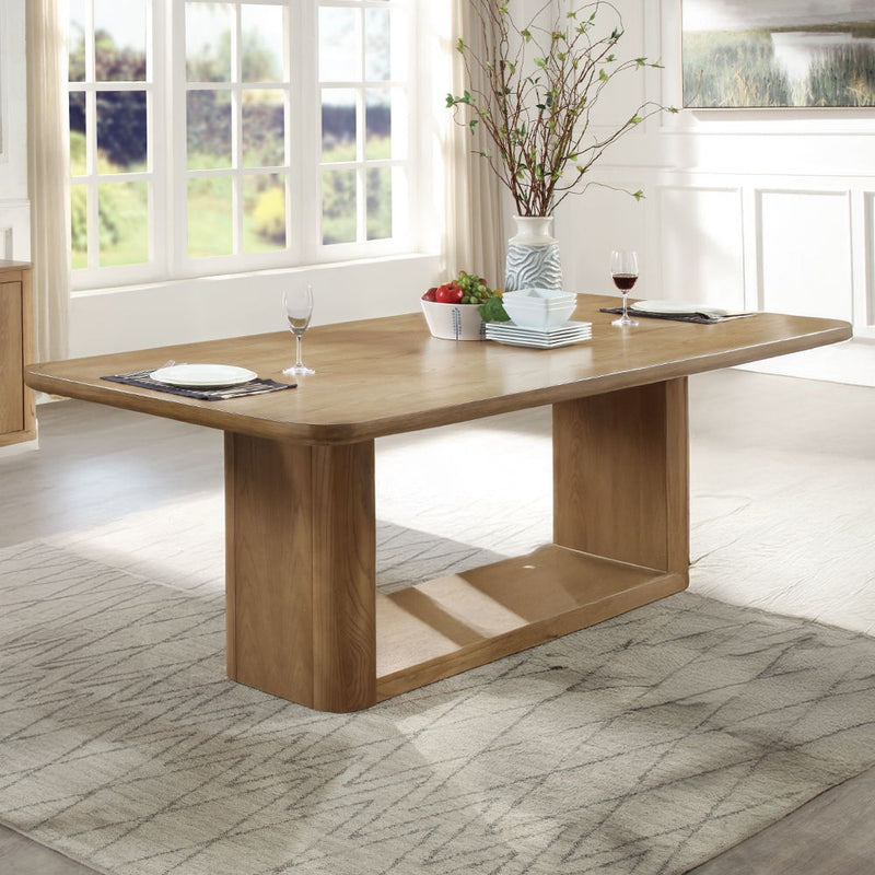 Zoey - Dining Table - Oak - R&R Furniture Gallery (Fountain Valley, CA)
