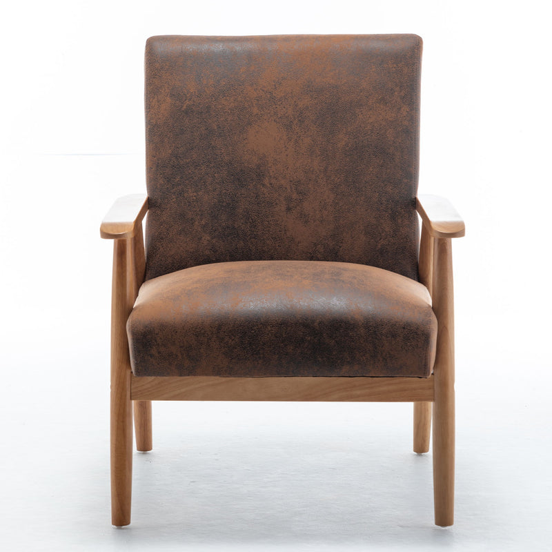 Wide Arm Chair - Light Brown - R&R Furniture Gallery (Fountain Valley, CA)