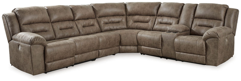Ravenel - Power Reclining Sectional - R&R Furniture Gallery (Fountain Valley, CA)