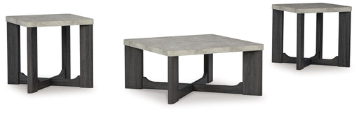 Sharstorm - Occasional Table Set (Set of 3) - Two-tone Gray - R&R Furniture Gallery (Fountain Valley, CA)