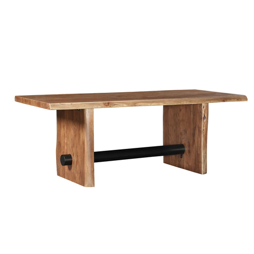 Brinton - 80" Dining Table - Acorn Brown - R&R Furniture Gallery (Fountain Valley, CA)