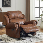 Wide Standard Manual Glider Recliner - R&R Furniture Gallery (Fountain Valley, CA)