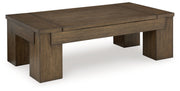 Rosswain - Lift Top Cocktail Table - Warm Brown - R&R Furniture Gallery (Fountain Valley, CA)