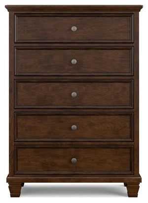 Danabrin - Five Drawer Chest - Brown - R&R Furniture Gallery (Fountain Valley, CA)