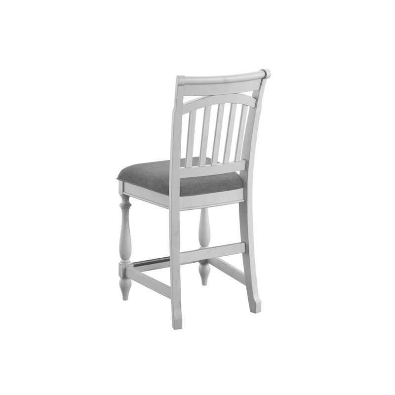Slat Back Barstools (Set of 2) - Gray - R&R Furniture Gallery (Fountain Valley, CA)