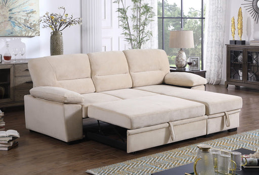 Kipling - Reversible Sleeper Sectional Sofa Chaise - R&R Furniture Gallery (Fountain Valley, CA)