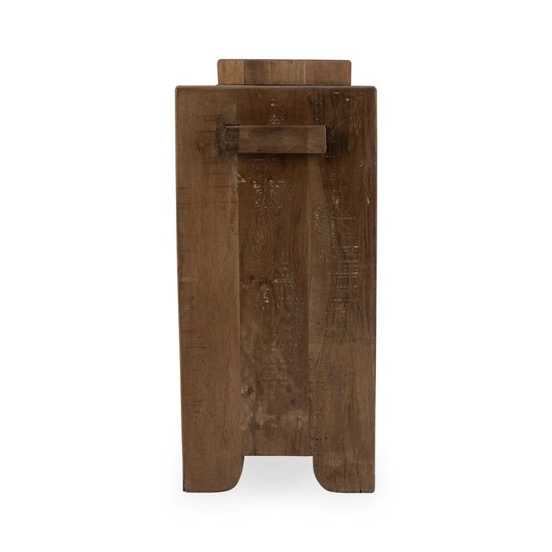 Marsa - 3 Drawer Console Table - Natural - R&R Furniture Gallery (Fountain Valley, CA)