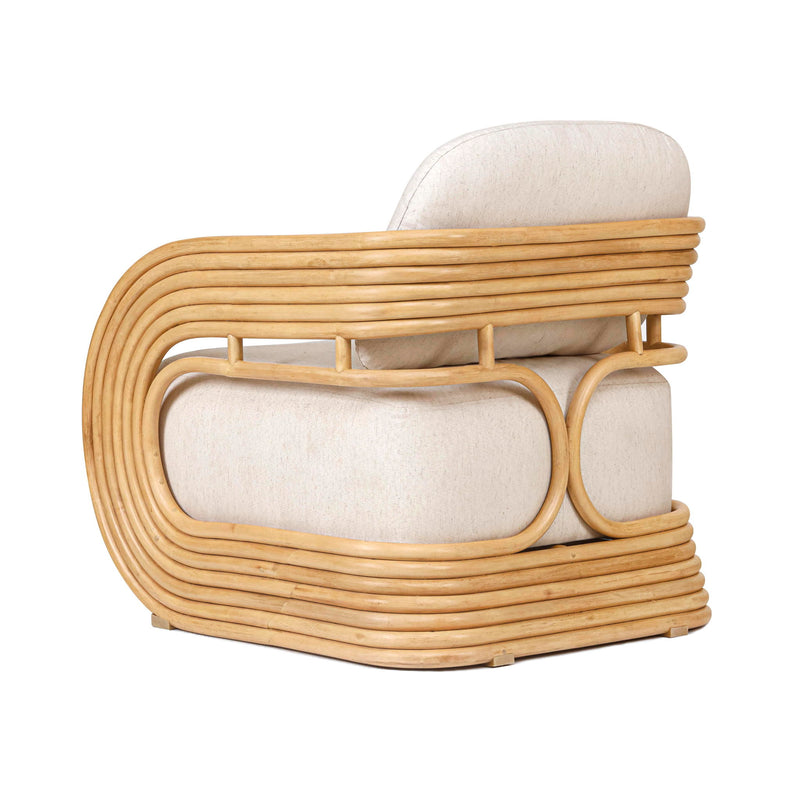 Lauretta - Accent Chair - Cream - R&R Furniture Gallery (Fountain Valley, CA)