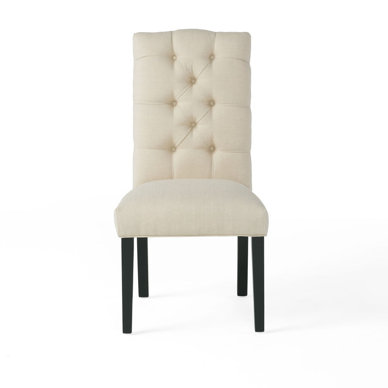 Harding - Tufted Dining Chair (Set of 2) - Natural