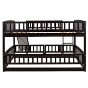 Low Bunk Bed With Slide, Fence And Ladder - R&R Furniture Gallery (Fountain Valley, CA)