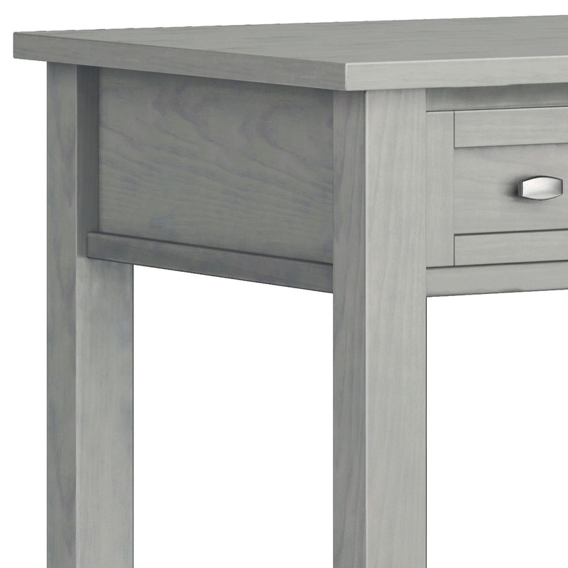 Handcrafted Warm Shaker writing desk by Simpli-Home featuring a wooden surface and classic design for home office use.
