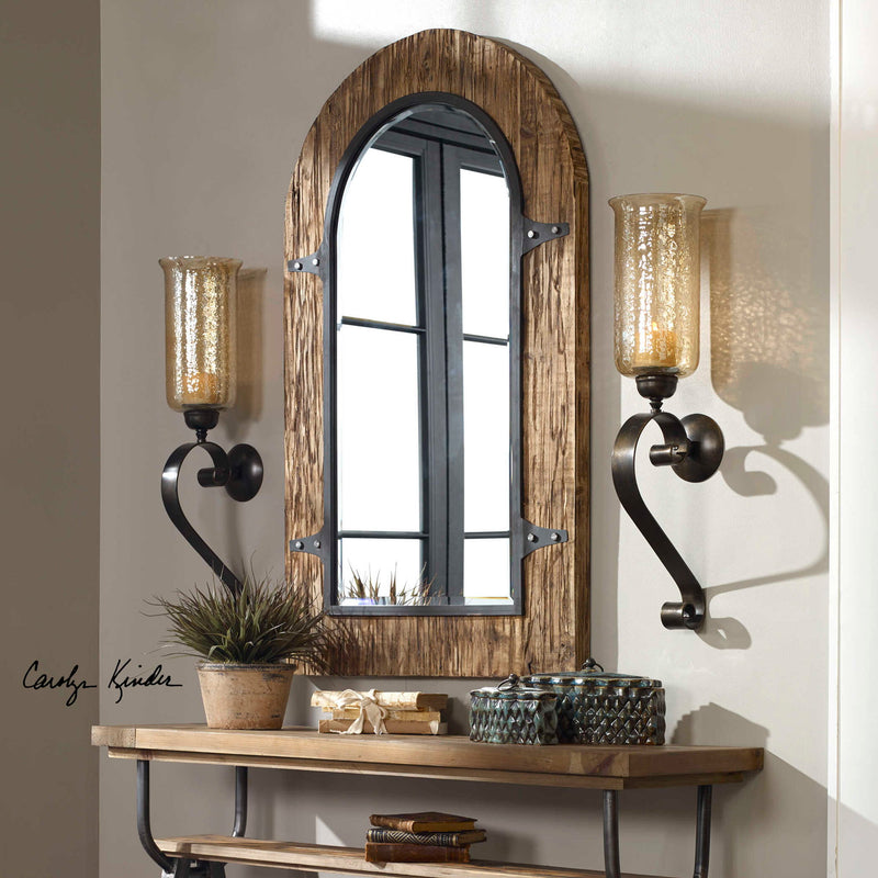 Joselyn bronze wall sconce by Uttermost featuring a stylish candle holder and elegant design for wall decor.