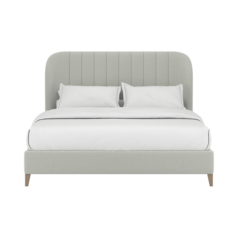 Dante King Wide Chn Uph Bed-Cloud