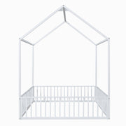 Metal House Bed With Fence And Door - R&R Furniture Gallery (Fountain Valley, CA)