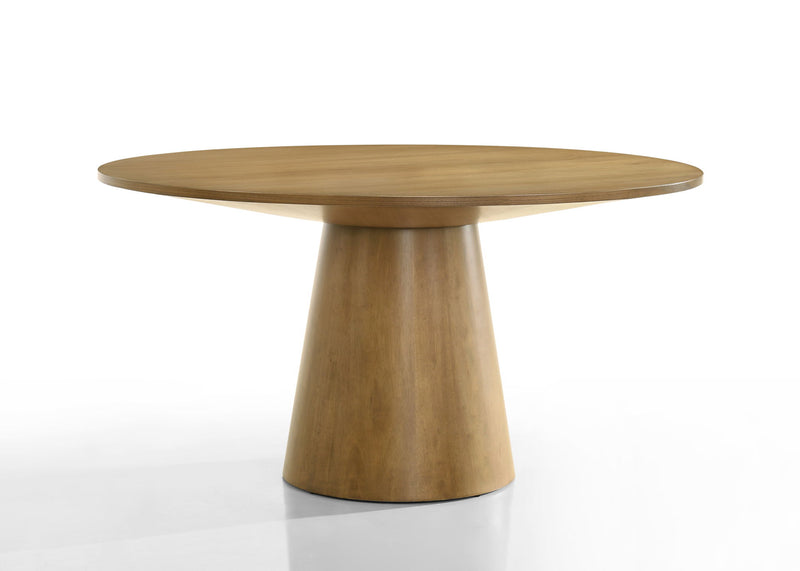 Jasper - Wide Contemporary Round Dining Table Set - R&R Furniture Gallery (Fountain Valley, CA)