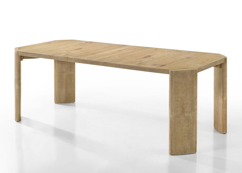 Magnus - Extendable Rectangular Dining Table - Oak Finish - R&R Furniture Gallery (Fountain Valley, CA)
