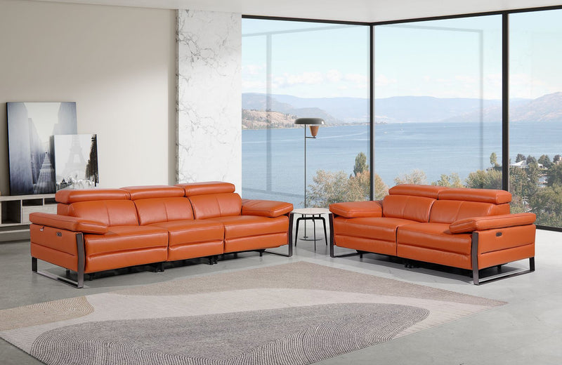 1246 - Modular Power Dual Reclining Sofa And Loveseat Set With Power Headrests - R&R Furniture Gallery (Fountain Valley, CA)