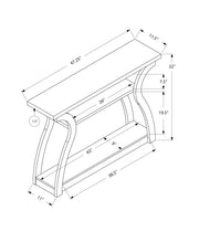 Accent Console Table For Entryway, Unique Curved Design - R&R Furniture Gallery (Fountain Valley, CA)