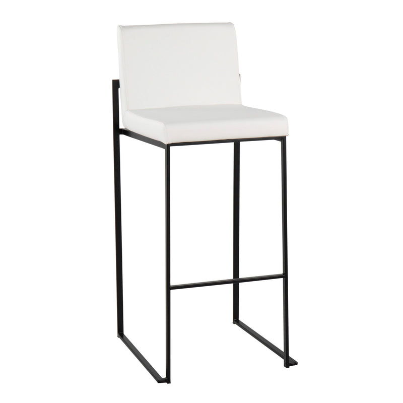 Lumi Source Fuji high back barstool with contemporary design, featuring elegant styling and sturdy construction in a modern setting.