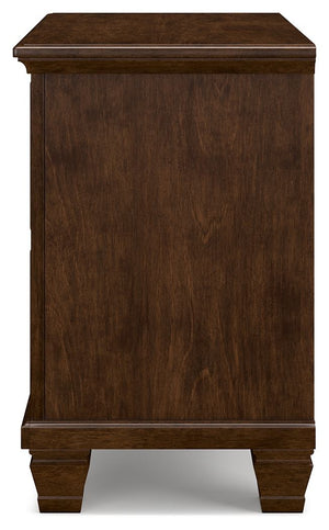 Danabrin - Two Drawer Nightstand - Brown - R&R Furniture Gallery (Fountain Valley, CA)