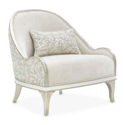 La Marisia - Chenille Accent Chair - Tranquil / Light Champagne - R&R Furniture Gallery (Fountain Valley, CA)