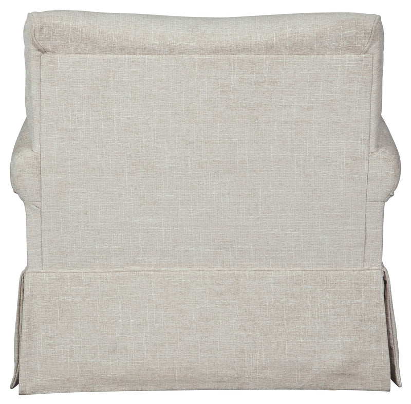 Searcy - Swivel Glider Accent Chair - Quartz - R&R Furniture Gallery (Fountain Valley, CA)