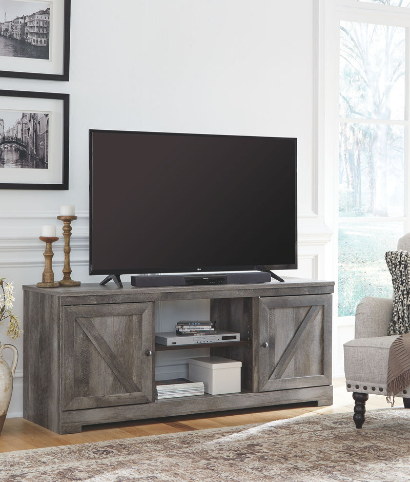 Wynnlow - TV Stand With Fireplace Option - R&R Furniture Gallery (Fountain Valley, CA)