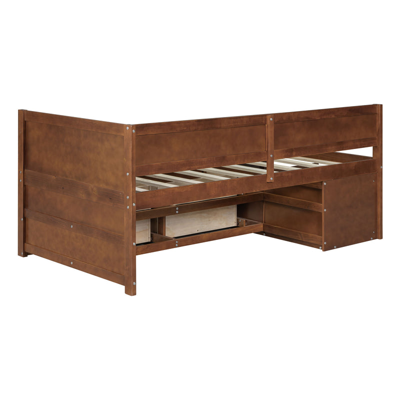 Daybed With Drawers And Shelves - R&R Furniture Gallery (Fountain Valley, CA)