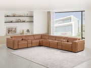 1224 - 8-Piece L-Shaped Sectional Sofa In With 4 Power Recliners & Power Headrests - R&R Furniture Gallery (Fountain Valley, CA)