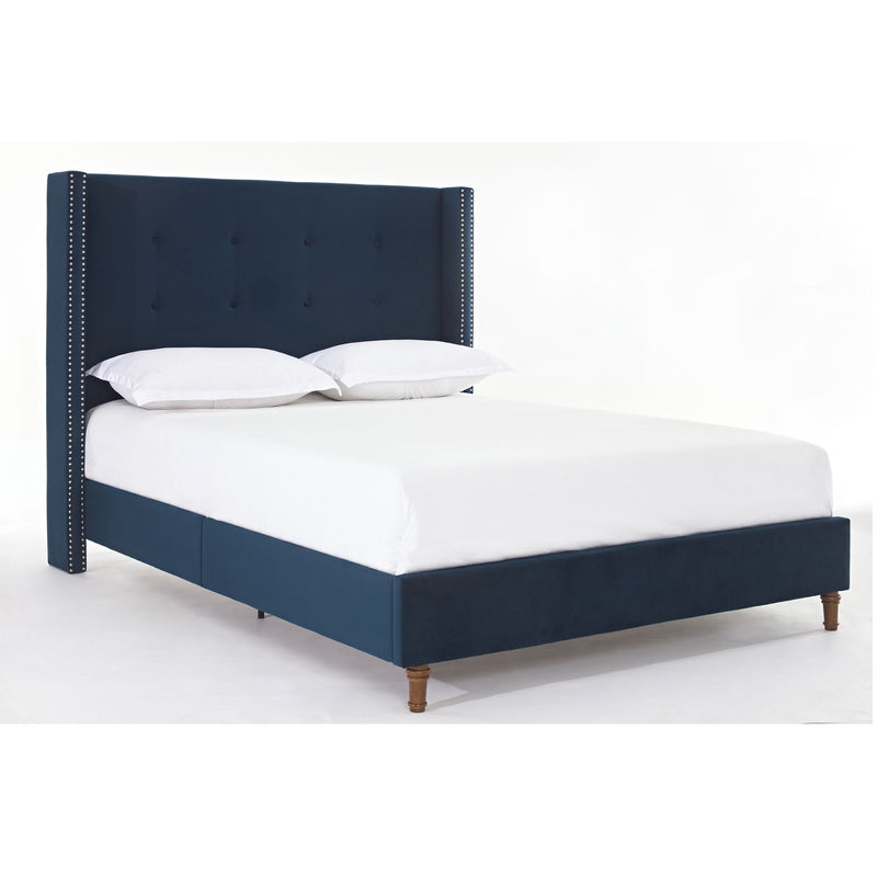 Peyton - Upholstered Bed With 54" High Headboard, Traditional Hand Buttoned Tufting - R&R Furniture Gallery (Fountain Valley, CA)