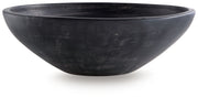 Signature Design by Ashley Meadie bowl from Plates & Bowls collection, featuring a stylish, modern ceramic design.