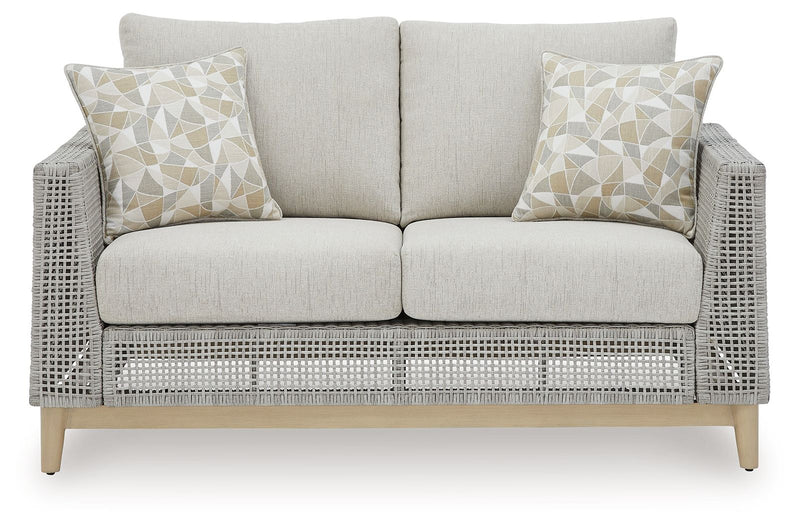 Seton Creek - 4 Pc. - Lounge Set - Gray - R&R Furniture Gallery (Fountain Valley, CA)