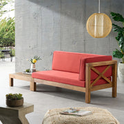 Brava - X Back Corner Bench With Coffee Table - R&R Furniture Gallery (Fountain Valley, CA)
