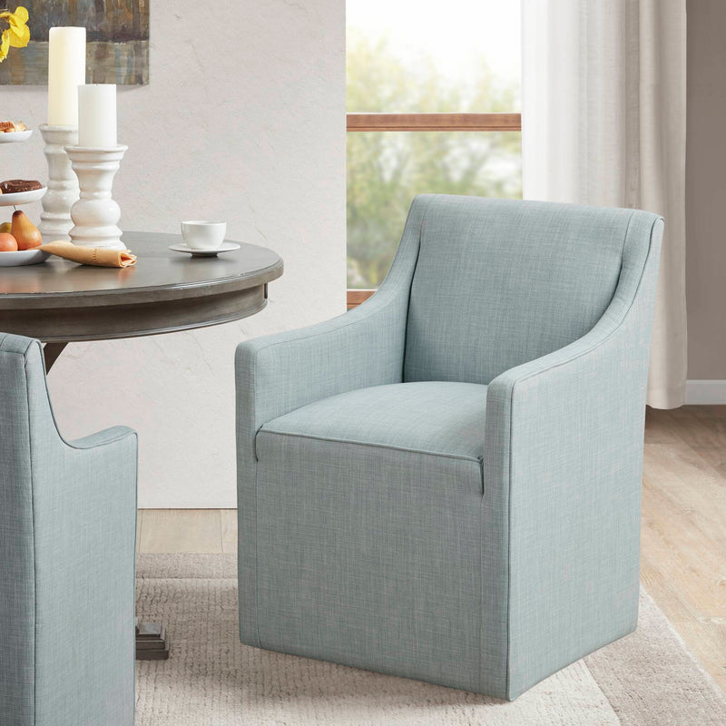 Traditional Skirted Dining Arm Chair - R&R Furniture Gallery (Fountain Valley, CA)