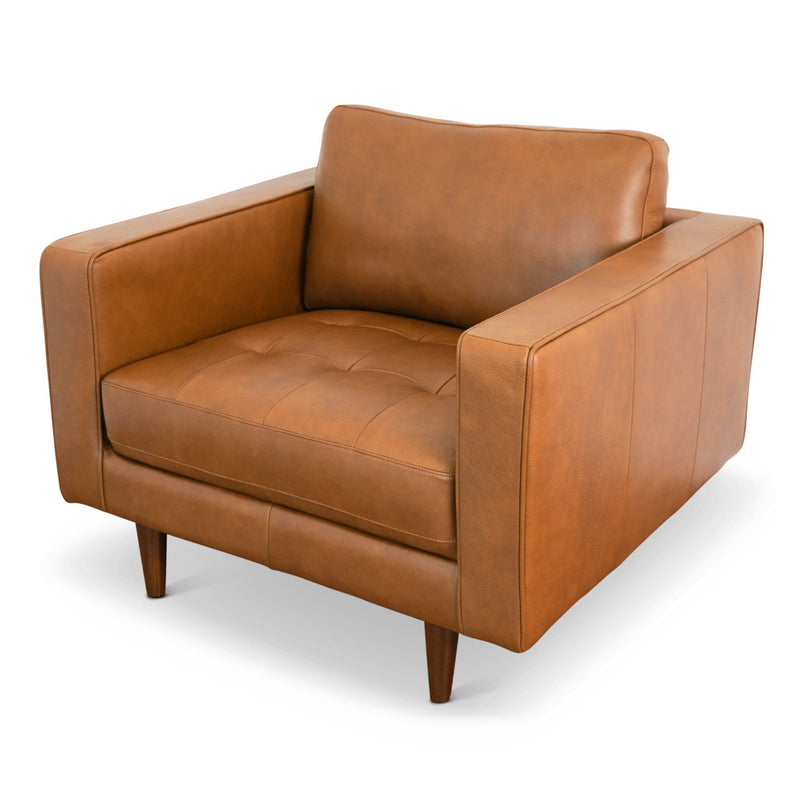Catherine - Lounge Chair - Brown / Tan - R&R Furniture Gallery (Fountain Valley, CA)